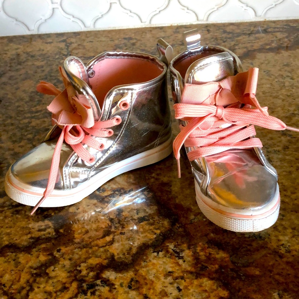 Nanette Lepore girls sparkly boots